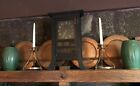 Vintage Arts and Crafts Copper Hammered Candle Holders