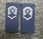 USAF Epaulets (2) U.S. Air Force Master Sergeant Rank Shoulder NEW patch