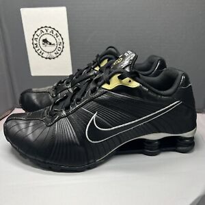 Nike Shox Turbo 2008 Black 325183-002 Running Shoes Men Size 9.5 Preowned RARE