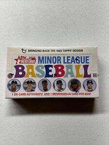 2018 Topps Heritage Minor League Baseball Sealed Hobby Box *BEST PRICE*