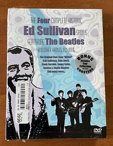 ED SULLIVAN presents The BEATLES DVD w/ Coasters SEALED! Cilla, Soupy Sales