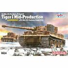 DRAGON 6624 1/35 Sd.Kfz. 181 Pz.Kpfw.VI Ausf.E Tiger I Mid Production w/Zimmerit