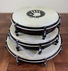 Professional Plenera/Pandero Hand Drums, 3 Piece Set, Double Rim, 5d2.
