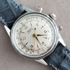 1950s Rare Wyler Chronostop Vintage Flyback Chronograph Watch, All Steel Case