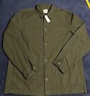 Gap Standard Fit Button Down Shirt Mens Size Medium Army Green Rip-Stop Material