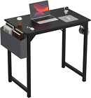 Office Computer Desk Modern Simple Style Writing Study Work Table 32 Inch Black
