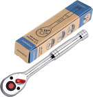 1/4 Inch Drive Ratchet Wrench, 1/4 Ratchet, Socket Wrench, 72-Tooth Quick-Releas