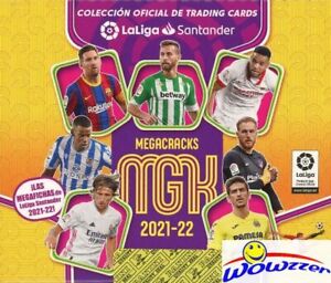 2021/22 Panini LALIGA League Soccer MEGACRACKS Factory Sealed HOBBY Box-144 Card