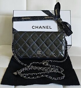 CHANEL  Leather  Matelasse Wallet w/ Box & Cert. of Authenticity