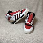 Adidas Rivalry High Top Red White  Men's Leather Retro  Shoes Sneakers Size 13