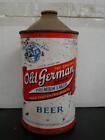 1930s OLD GERMAN BEER ONE QUART CONE-TOP CAN-7 1/4-CUMBERLAND MD-ROUGH BUT NICE!