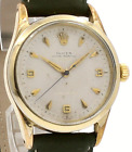Vintage ROLEX Oyster Perpetual Gold Shell Mens 1958 Ref: 5506 Pre-Explorer Watch