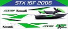 KAWASAKI STX 15 F 2006 Graphics / Decal / Sticker Kit GREEN