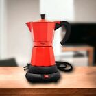 Electric Coffee Maker, 6 cups, Red Mega Cocina