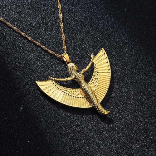 1pc Goddess Isis Pendant Necklaces Egyptian Deity Charm Necklace Women Fashion J