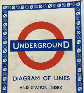 New ListingUK London Subway Underground Map Brochure Vtg 1961 Lines Stations Johnson Riddle