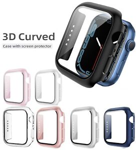 Case Cover Screen Protector For Apple Watch 1~9/SE 49/45//44/42/41/40mm Ultra 2