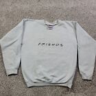 Vintage Friends TV Show Sweatshirt Adult Small Gray Sitcom Printpro *Marks*