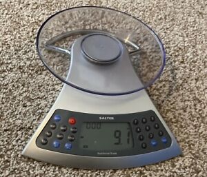 Salter Digital Nutritional Scale with LED Display Model 1400 - Tested Works