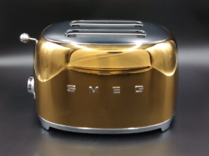 OPEN BOX - SMEG 2-Slice Toaster | Gold
