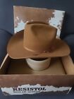 Resistol cowboy Hat Xxxbeaver ( Vintage New)  Size 7-3/8