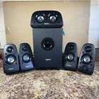 Logitech Z506 Surround Sound Computer Home Theater Speaker System (For Parts)