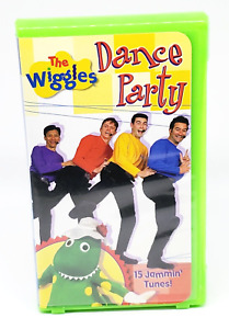 The Wiggles Dance Party VHS Tape 15 Jammin' Tunes 2000 EWC