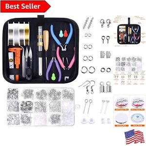 Complete Jewelry Making Supplies Kit - Pliers, Wire Wrapping Tools & Findings