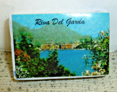 Riva Del Garda Italy Fridge Ceramic 3-D Fridge Magnet 1 7/8