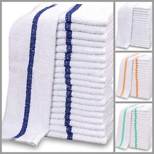 Bar Mop Kitchen Cleaning Towels 16x19 Hotel Quality Cotton Blend Towel Bulk Pack