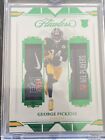 2022 Flawless Football GEORGE PICKENS Rookie Dual NFL Laundry Tags Emerald #2/2