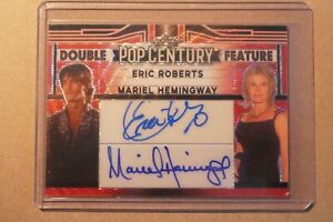 Eric Roberts & Mariel Hemingway 2023 Leaf Pop Century Dual Autograph Auto 2/3