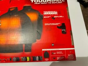 Milwaukee M12 12V Heated Toughshell Jacket with Battery and Charger - XL, Black