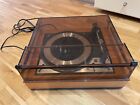 Vintage Dual 1218 Turntable with dust cover 