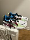Puma RS-X Blaster Low Mens Running Shoes White Purple 386903-02 Size 11