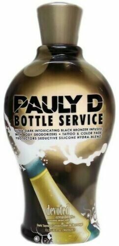 PAULY D BOTTLE SERVICE Black Bronzer Tanning Bed Lotion 12.25  Devoted Creations
