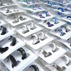 wholesale lots 60 pairs individual mixed designs men's women's stud earrings