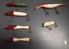 VINTAGE LOT OLD FISHING LURES SOME WOOD CREEK CHUBS VARIOUS