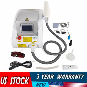 YAG Laser Tattoo Remover Eyebrow Pigment Removal Face Beauty Machine 1000W USA