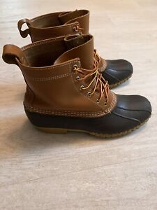 Mens LL Bean Waterproof Boots Size 12