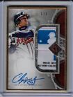 2023 Topps Transcendent Chipper Jones TAG PATCH AUTO #1/1 signed Braves