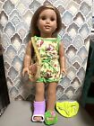 American Girl Doll Lea Clark -With Rainforest Dream Outfit With Original Shoes