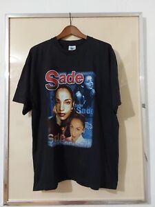 Vintage Sade Lovers Rock Tour Bootleg Rap Tee Shirt 2001 Tour Champ Tag Size XL