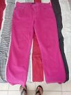Nydj Pink Pants Womens 10 Mauvette Relaxed Ankle Trouser