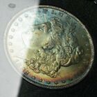 1882-CC GSA Morgan Dollar Silver ---- Rainbow Toned Stunning Gem BU++ Coin ----