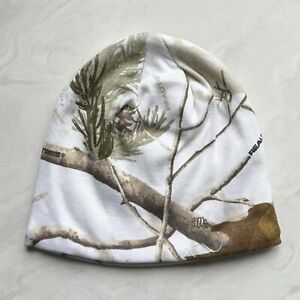 Vintage Y2K/90s Style White Real Tree Camo Essential Beanie