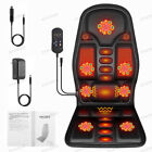8 Modes Massage Seat Cushion with Heated Back Neck Massager Chair for Home & Car