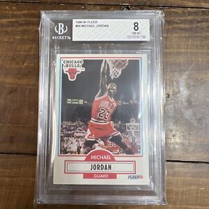 1990 Fleer #26 Michael Jordan BGS 8 NMMT Chicago Bulls