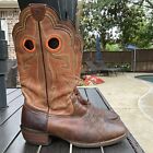 ARIAT Men Cowboy Wildstock Western Boots Square Toe 11D Style #10005876 Brown