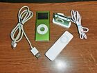 Lot of 3 Apple iPods for Repair (Shuffle 1st & 2nd Gen 1gb, Nano 4gb) NO CHARGE